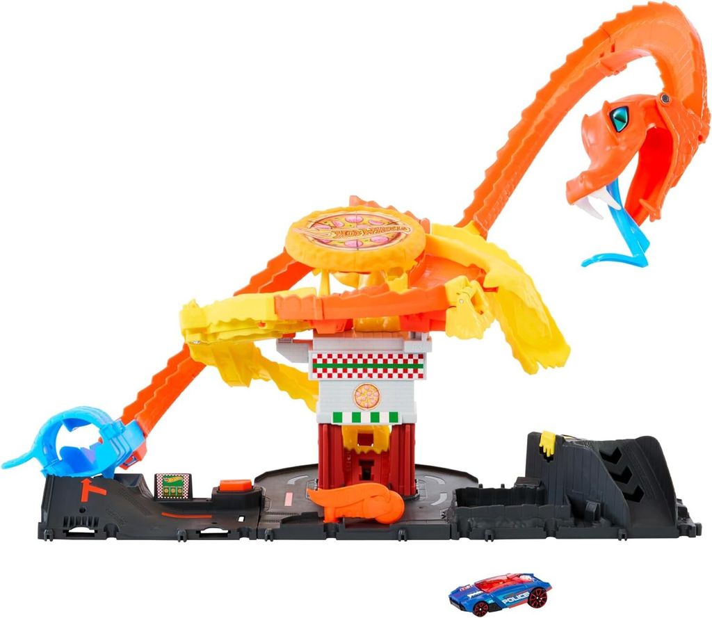 Mattel Hot Wheels City Cobra Slam Pizza Attack Produktbild 