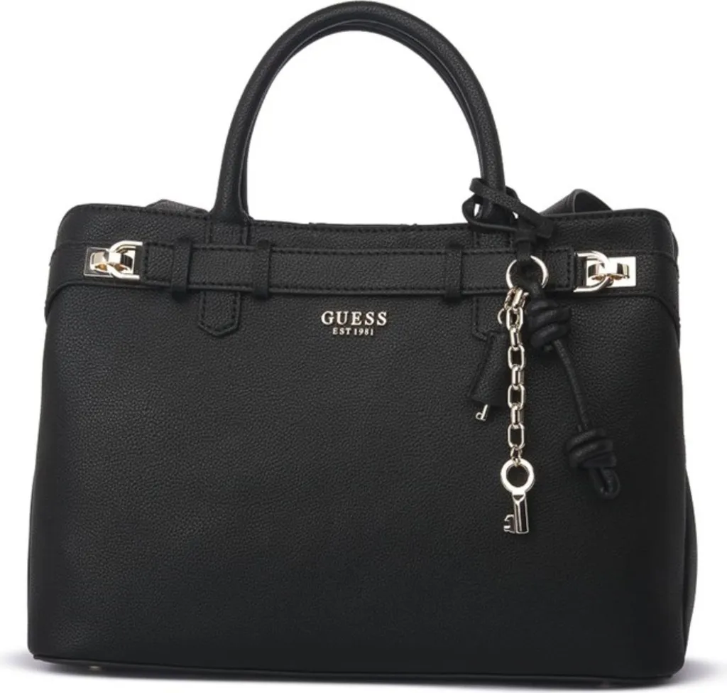 Sac à main Guess 46070BLA - Sac hobo élégant en simili cuir noir chic