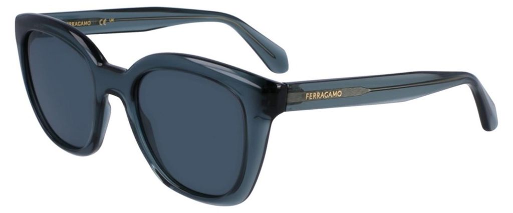 Ferragamo SF2000S 438 TRANSPARENT AVIO 52/21/145 Damen Sonnenbrillen