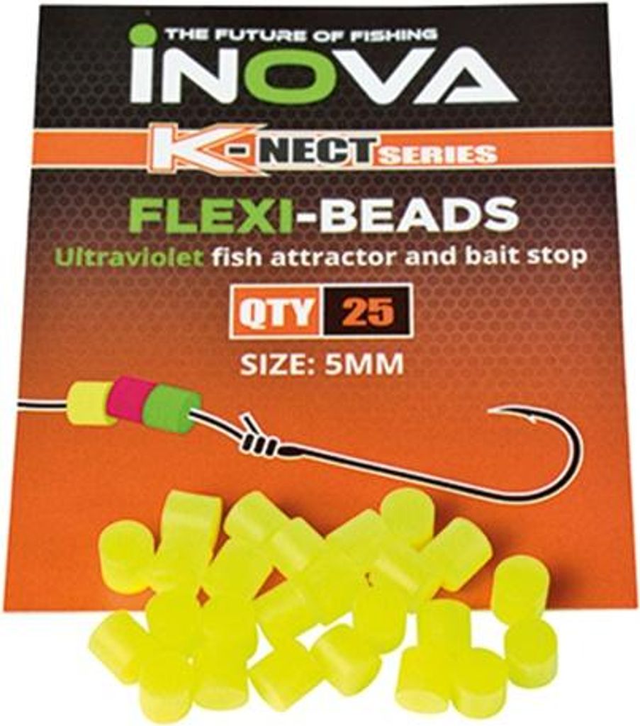 INOVA Flexi Beads yellow 25pcs. 5mm