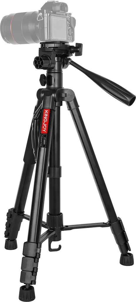 KINGJOY VT-890H Trépied 178cm en Aluminium avec Monopode Amovible