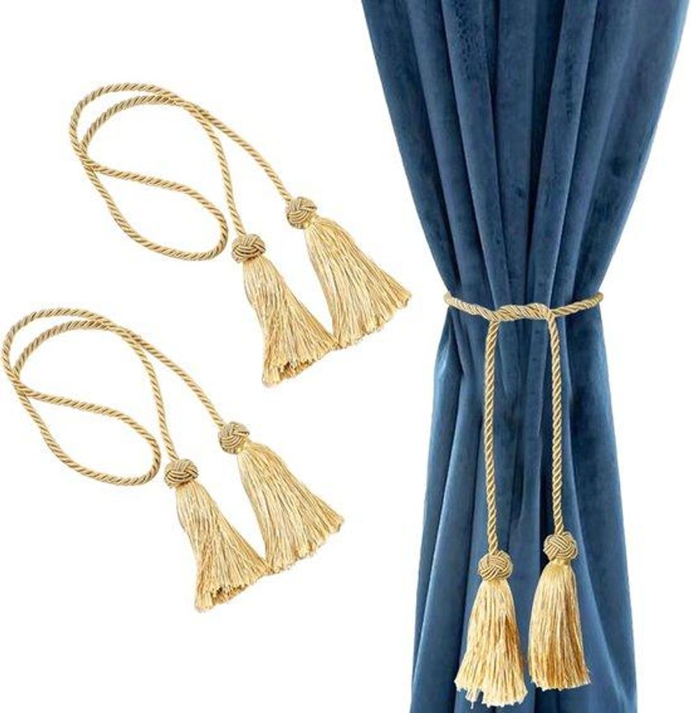 Gordijnhalter - 2 Stück pro Set - für alle Arten von Vorhängen - Retro-Style
