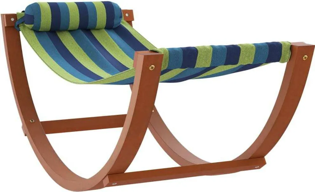 Amaca Sospesa Bambini in Tessuto Blu e Verde - Design e Comfort