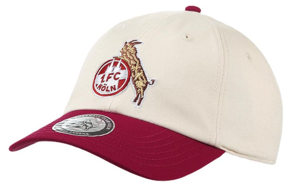 1. FC Köln Retro Kappe aus 100% Baumwolle, Beige mit Produktbild 