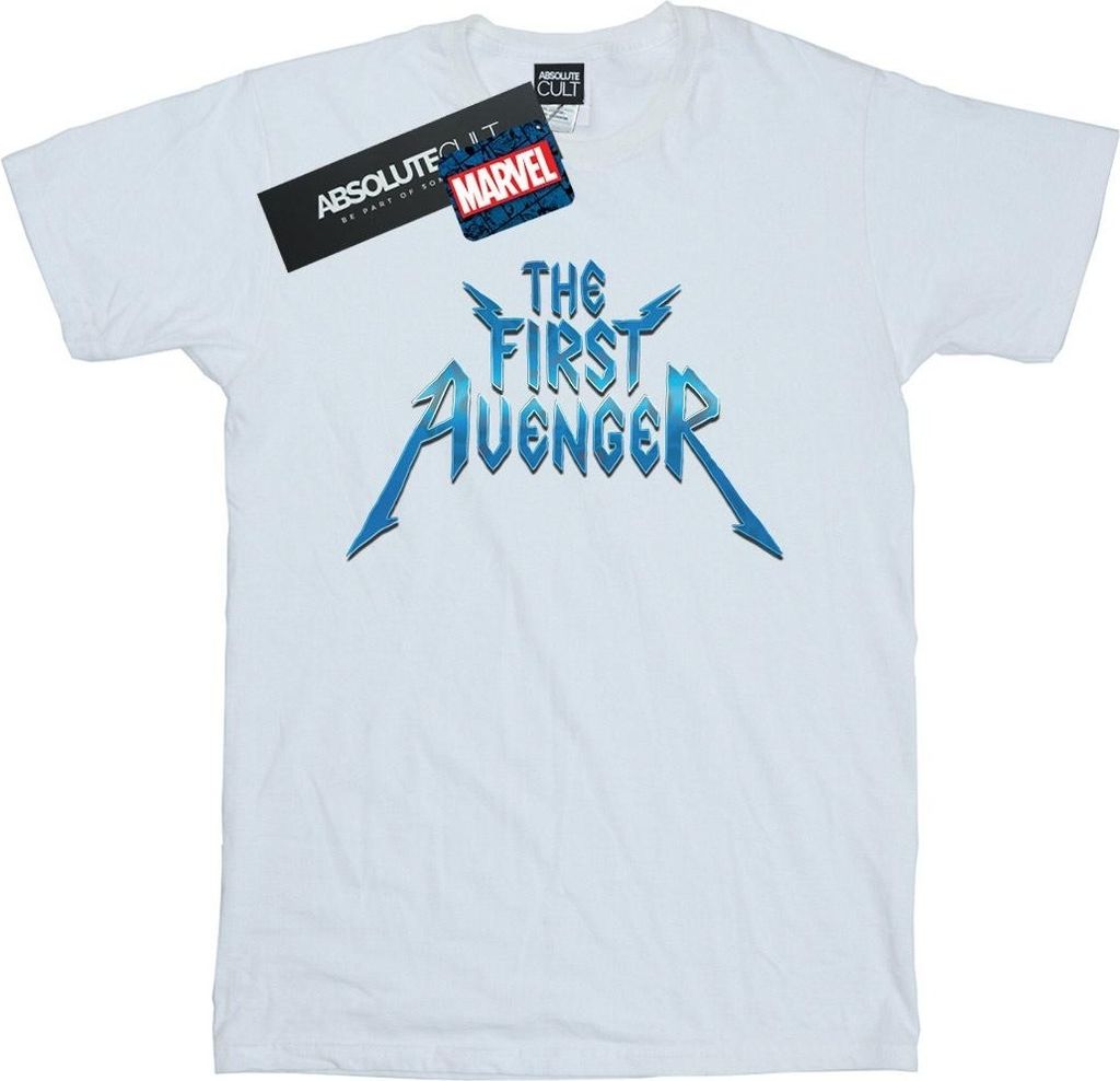 Marvel - "The First Avenger" T-Shirt für Herren BI43197 (S) (Weiß)