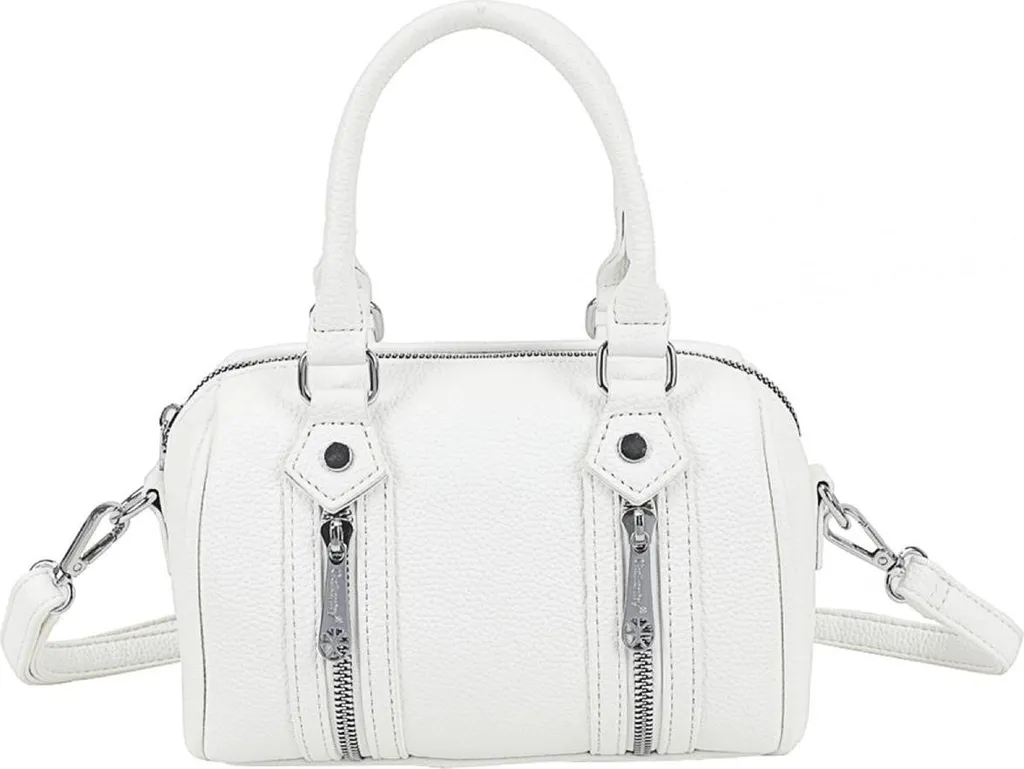 Gallantry Sac Baguette Blanc pour Femme avec Pendentif Chien Adorable