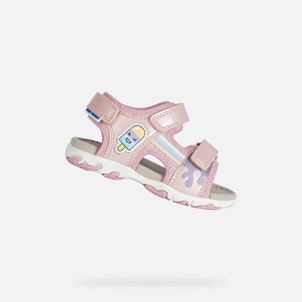 Geox Sandal Flaffee Mädchen sportliche Sandale rosa 26