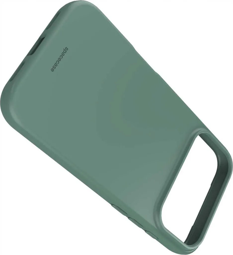 Étui iPhone 17 Pro Spacecase silicone vert foncé idéal usage quotidien