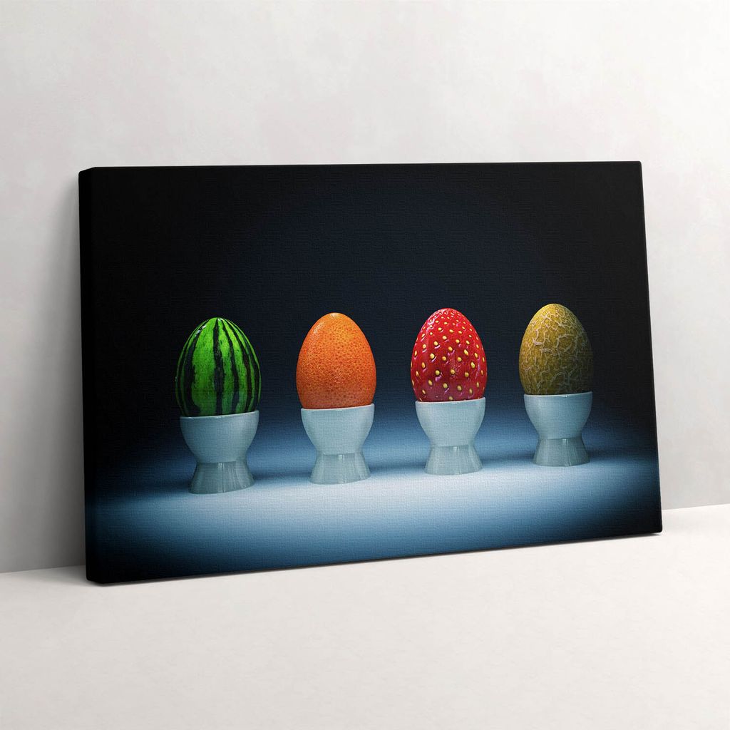 Ostereier für Ostern – Leinwandbild Wandbild – 60x40 cm – Leinwandbilder – Wandbilder – Schlafzimmer – Flur
