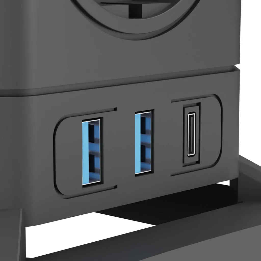 Multiprise Allteq 9 sorties pour installation informatique et home cinéma