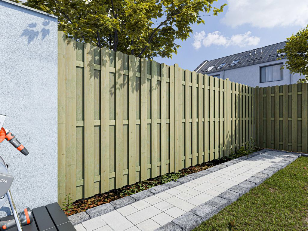 Sichtschutzzaun Pinus Kiefer kesseldruckimprägniert Produktbild 
