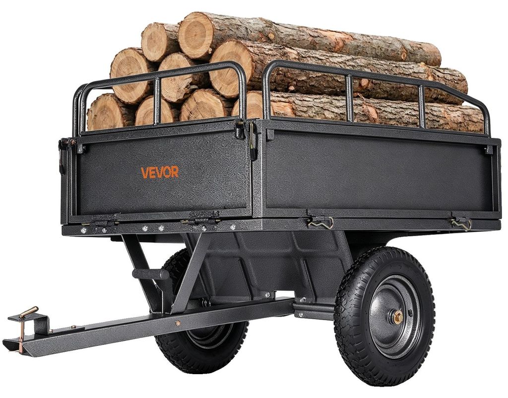 VEVOR Schwerlast-ATV-Anhänger Stahl-Kippwagen, 340 kg 0,43 Produktbild 