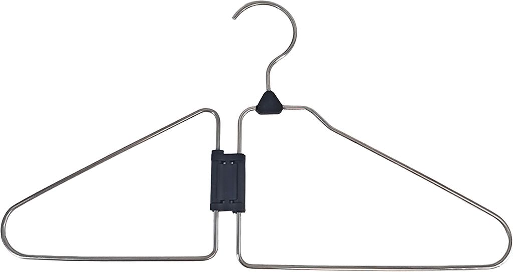 1/5 Stück faltbare Kleiderbügel, rostfrei, stark, tragfähig, breite Anwendung, zusammenklappbarer Kleiderbügel, Reise-Aufbewahrungsregale