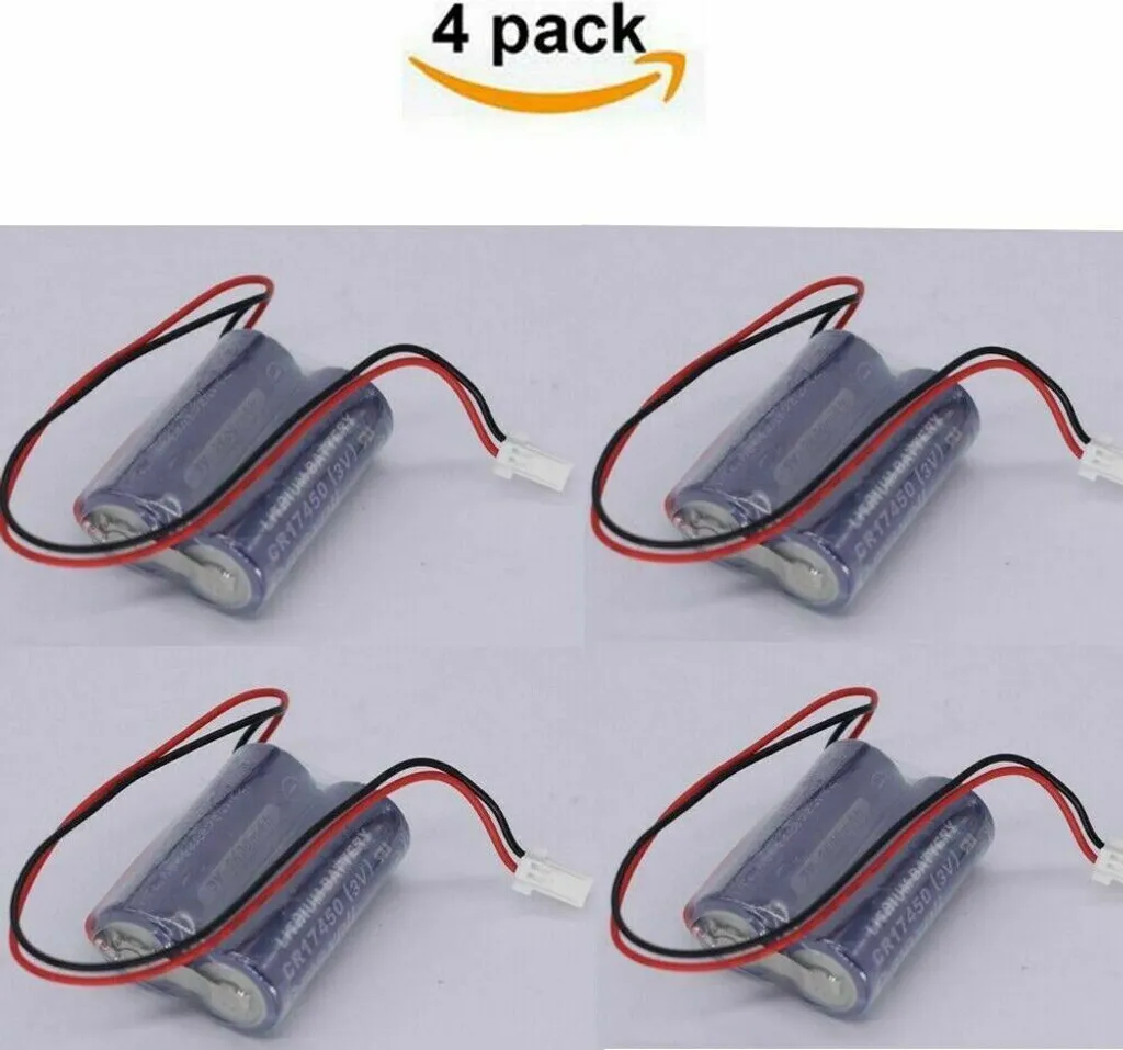 Piles Lithium CR17450 3V Maxell 2WK27 compatibles PLC-CNC en lot de 4