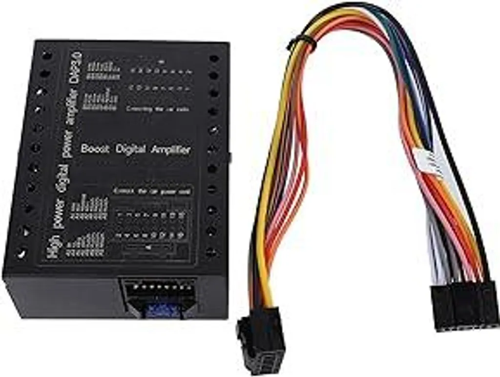 Amplificatore Professionale Auto DSP Classe A/B 4 Canali - Nero Opaco