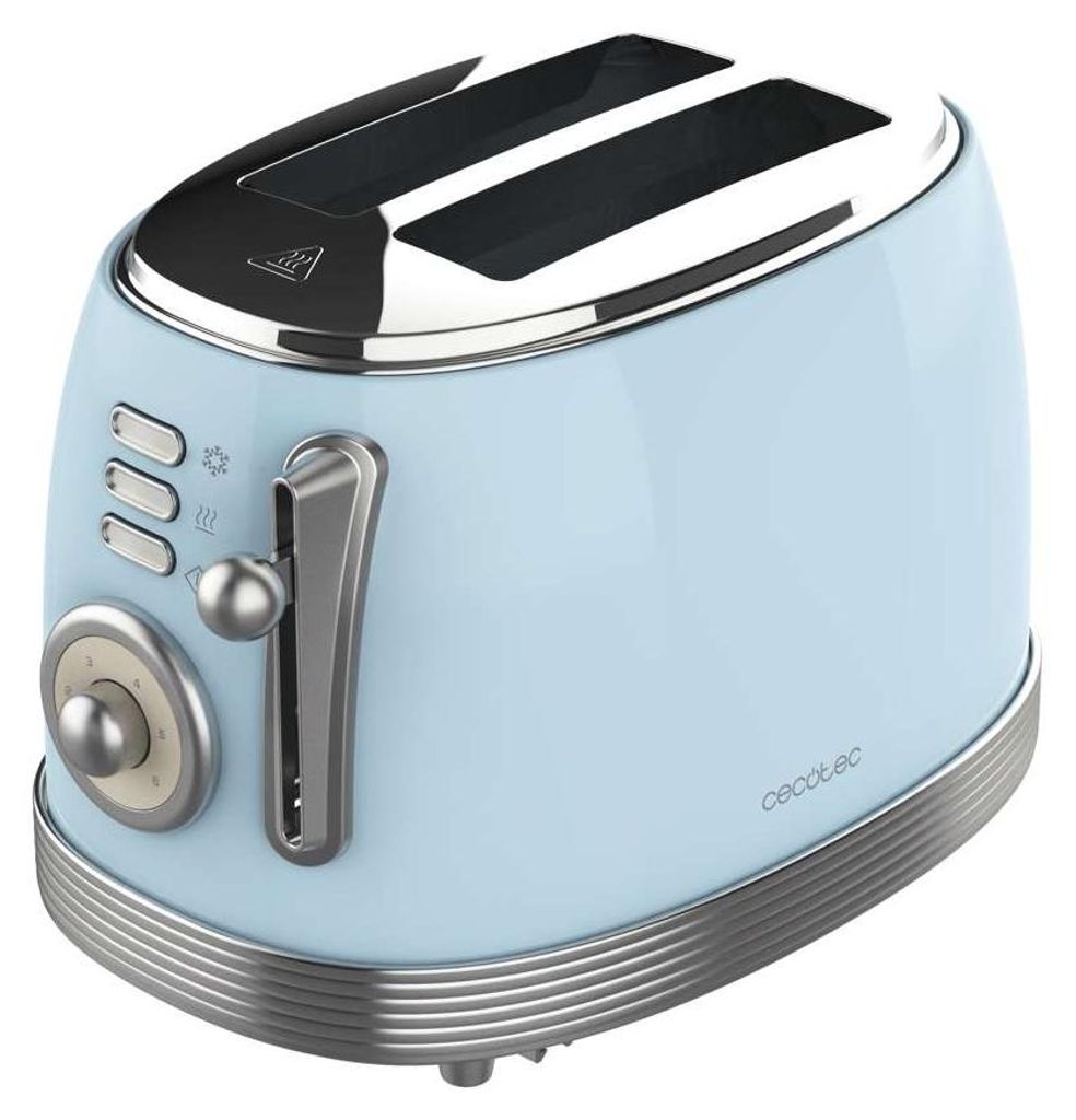 Toster pionowy Cecotec Toast&Taste 800 Vintage Light Blue Zdjęcie produktu 