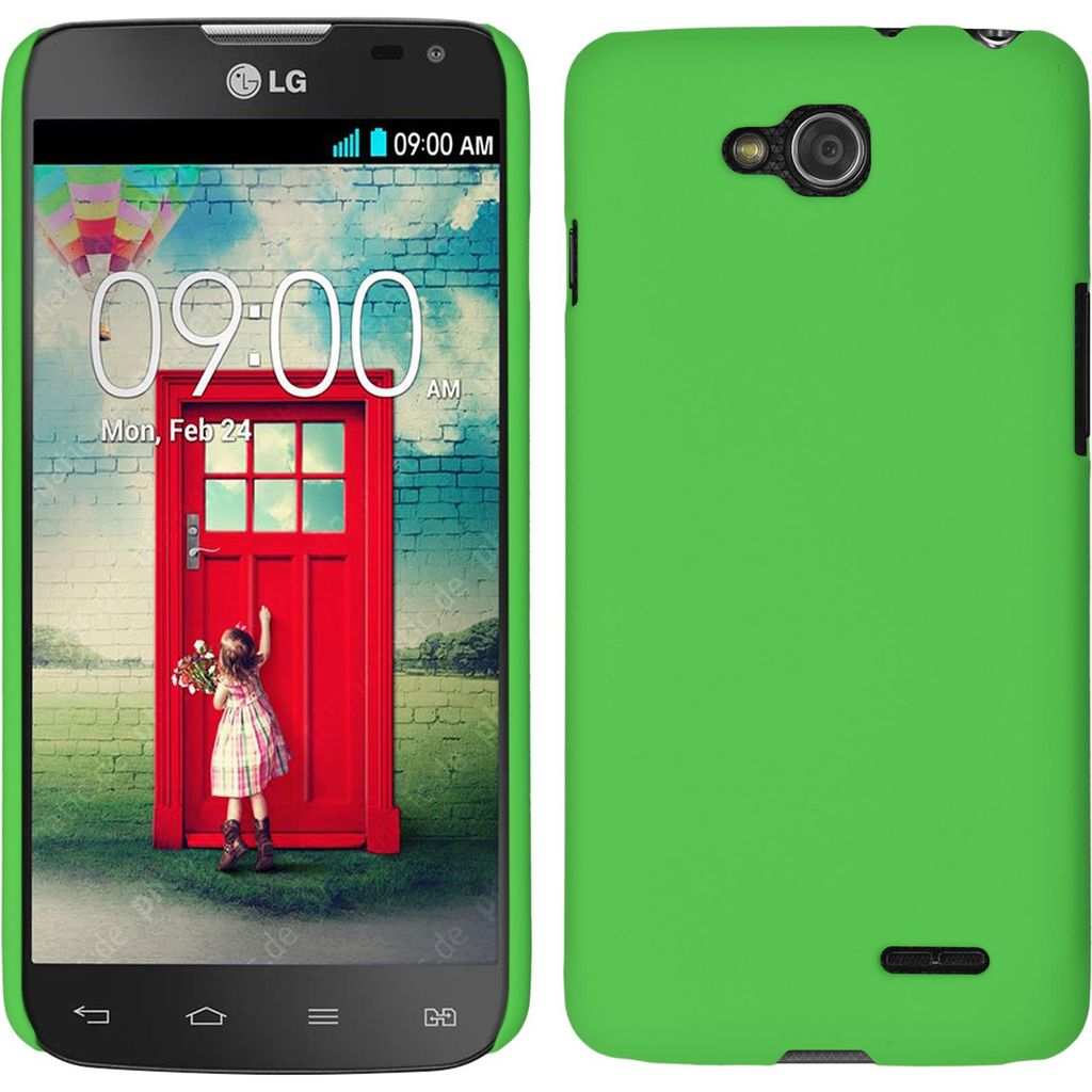 PhoneNatic Case kompatibel mit LG L90 Dual - Hülle grün Produktbild 