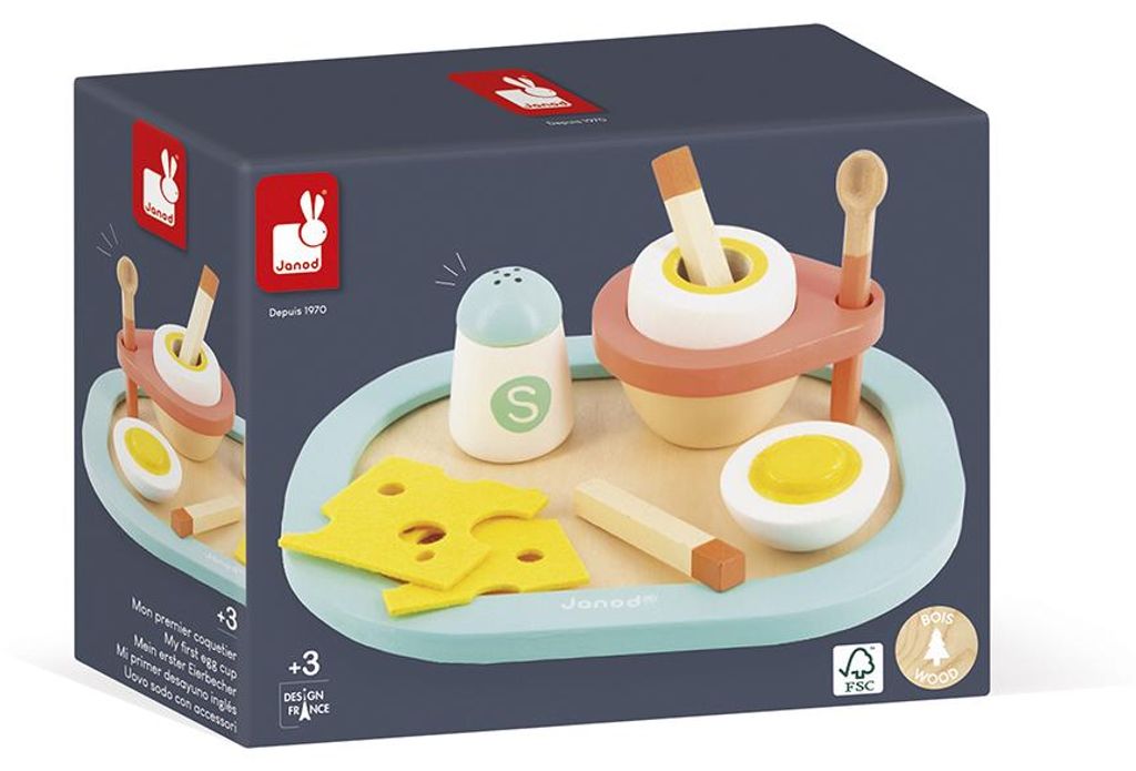 Janod Holzspielzeug-Set - Mein erstes Eierbecher-Set - Produktbild 