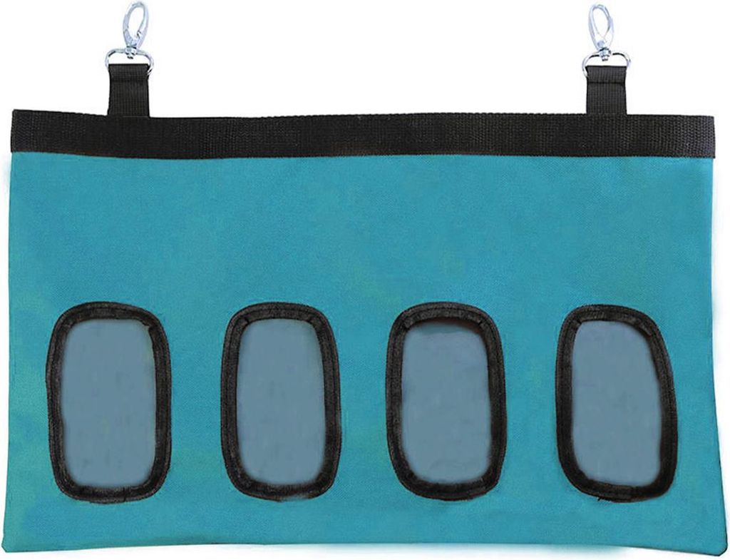 Heu-Futterbeutel für Kaninchen mit 4 Löchern, Heu-Futterbeutel für Häschen, Heu-Futterbeutel für Meerschweinchen, Heu-Futterbeutel zum Aufhän...