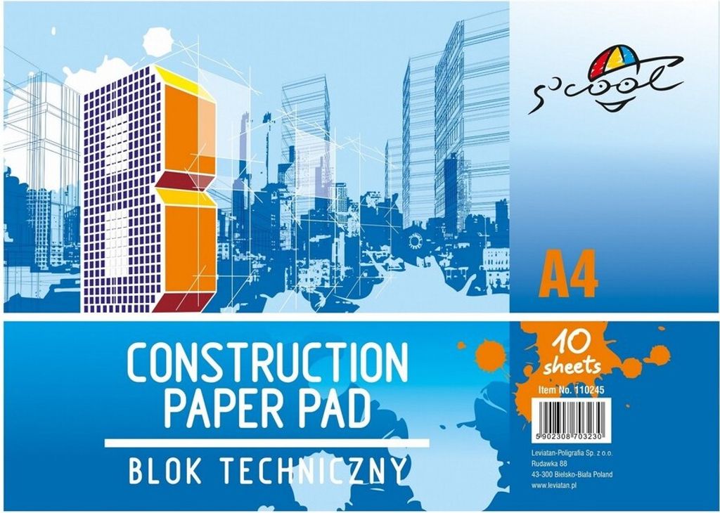 S'COOL - Vielseitig Skizzenblock | Universal Zeichenkarton Produktbild 