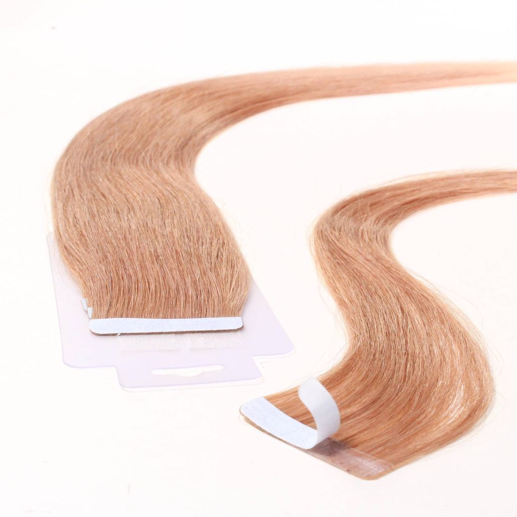 hair2heart strisce di capelli umani lisci - 10 strisce 2,5g Immagine del prodotto 