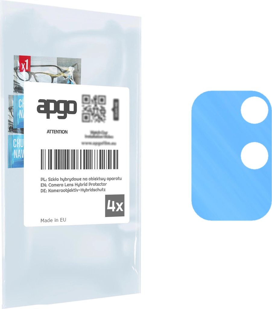 apgo 4 Stück Linsenschutz Kamera Schutzglas für OnePlus 8T Kameraschutz, 9H Kameraobjektiv Camera Lens Protector