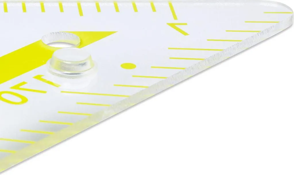 Équerre à Dessin Aristo 80 cm Transparent - Grand Triangle avec Poignée