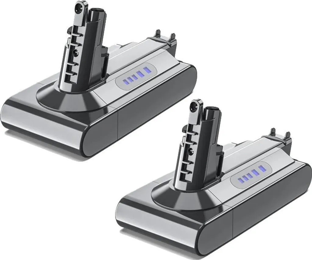 Batterie 6000mAh pour V10 - Pack Duo Longue Durée 25.2V Lithium-ion Bleu