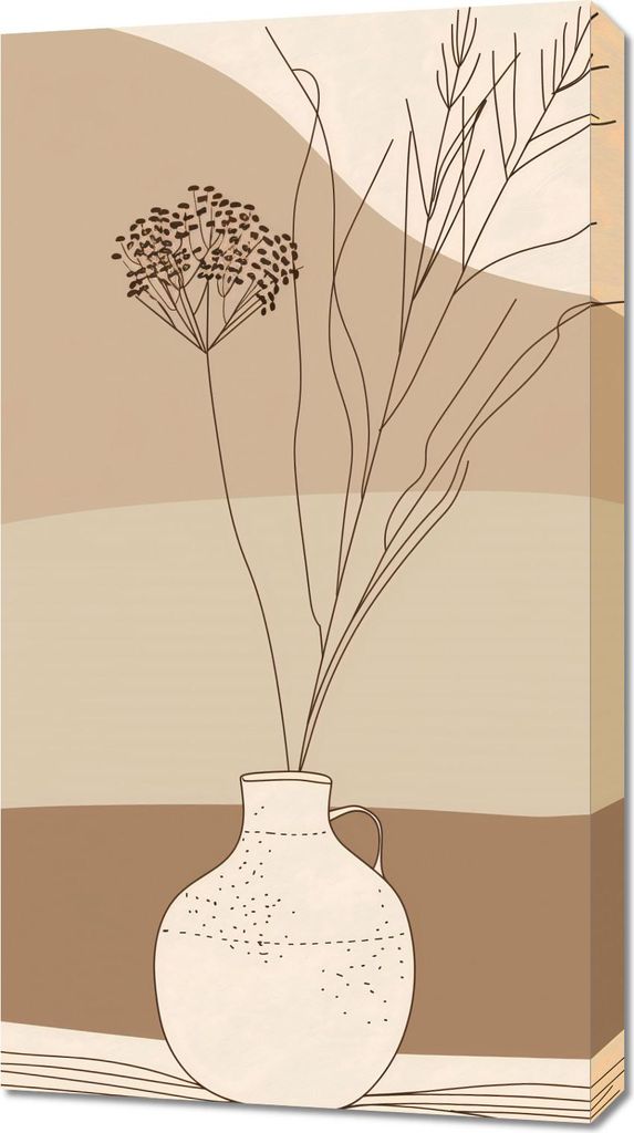 Bild 50x90cm Beruhigende Vase