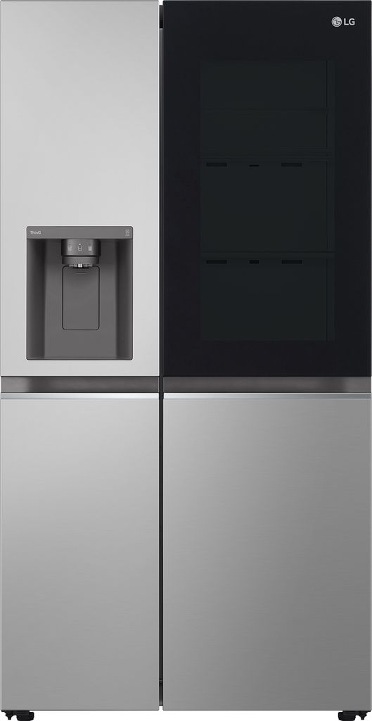 LG Side-by-Side G-Serie 635 L Wassertank Prime Silver Total No Frost GSGV81PYLL