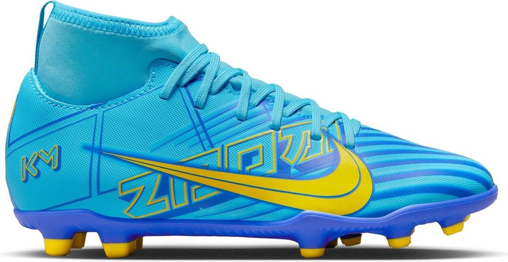 NIKE JR SUPERFLY 9 CLUB KM FG/MG Baltic Blue/Weiß 38