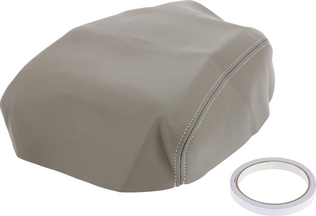 Mittelkonsolenabdeckung für Honda Ridgeline 2006-2014 Tahoe Mittelkonsolen-Pad Armlehnen-Schutz Microfaserleder mit Grau