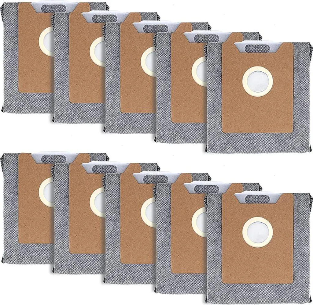 Sac poussière Eufy Robovac G40 Hybrid : 10 sacs 3L anti-fuite gris