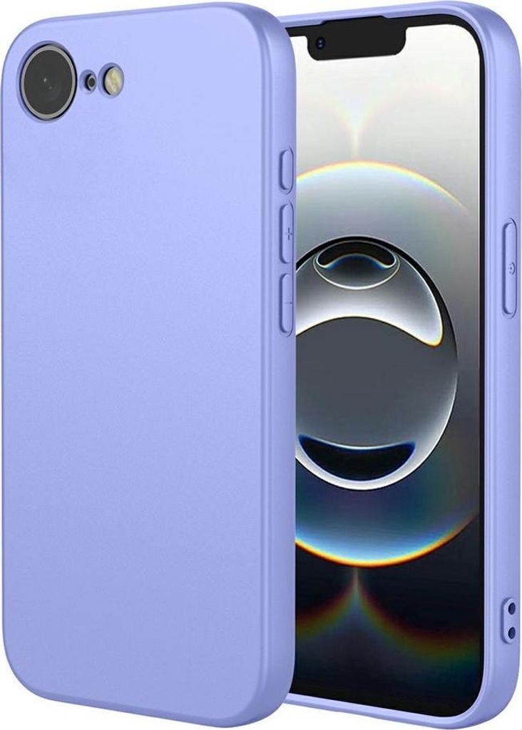 Hülle für Apple iPhone 16e - Phonesta Soft Silk Silikon Back Cover - Lila