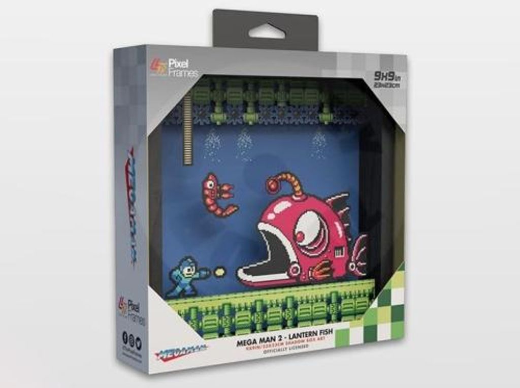 Level Up Labs Pixelrahmen Megaman 2 Laternenfisch Mehrfarbig Mehrfarbig One Size