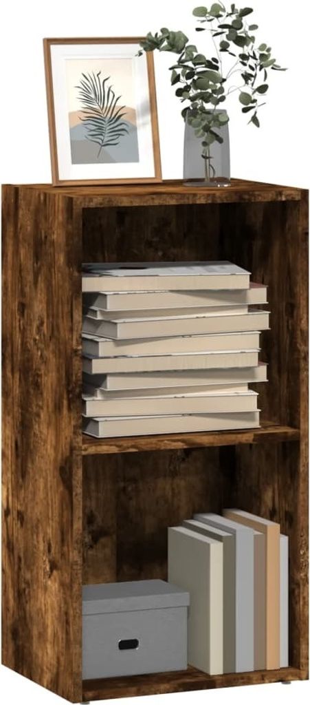 Maison Exclusive - Bücherregal Räuchereiche 40x30x77 cm Holzwerkstoff