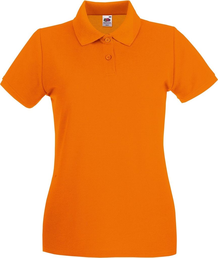 Fruit of the Loom - "Premium" Poloshirt für Damen PC5713 (38 DE) (Orange)