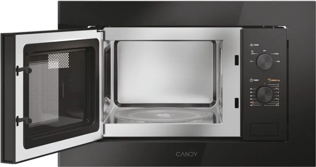 Micro-ondes Encastrable Candy Noir : Gain de place et Cuisson Rapide