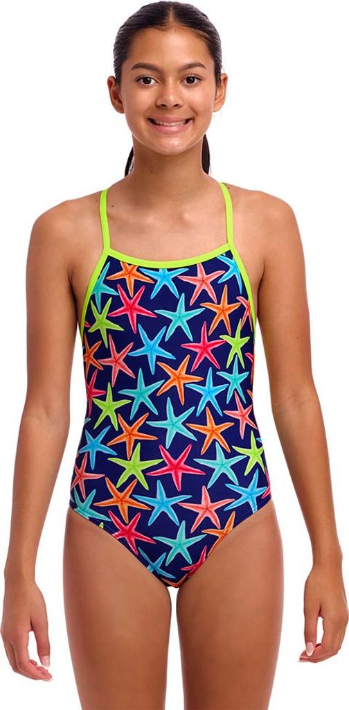 Funkita Strapped In One Piece Badeanzug Blau 12 Years Mädchen Blau 12 Years