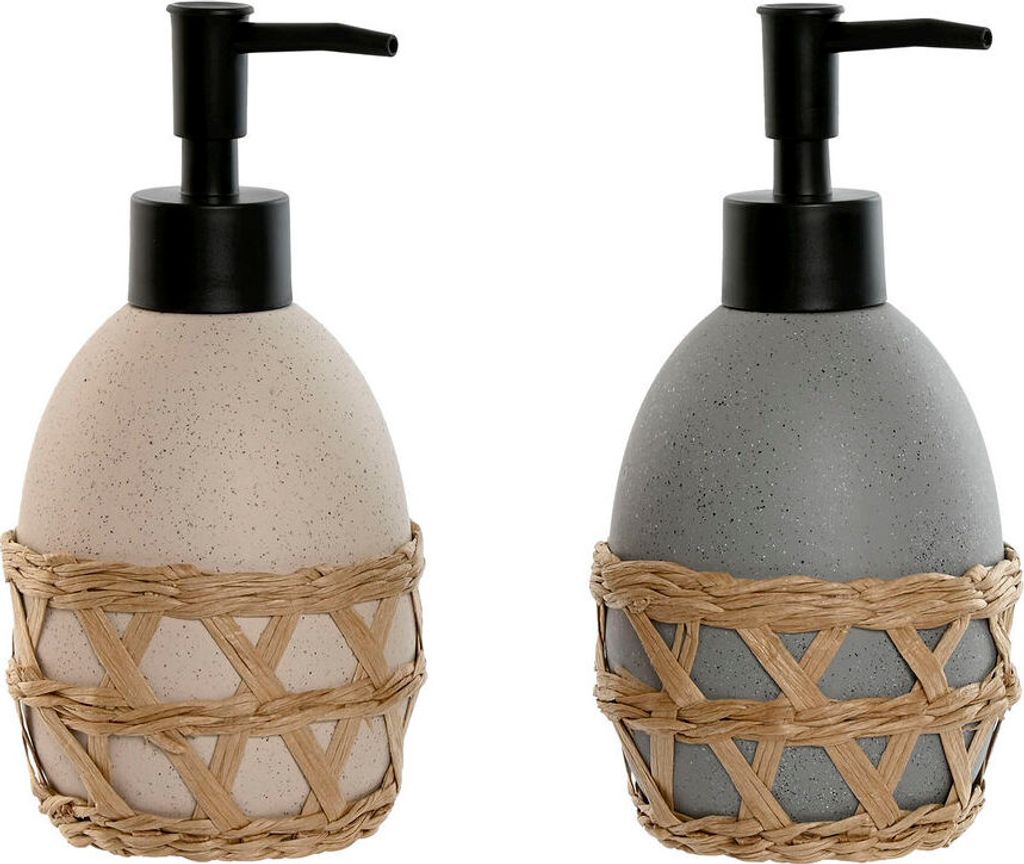 Seifenspender Home ESPRIT Grau Creme Dolomite (2 Stück)
