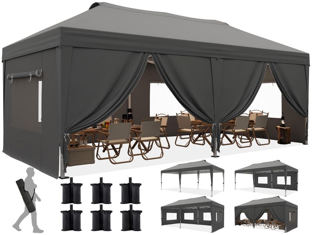Quictent Pavillon 3x6m Faltpavillon Produktbild 