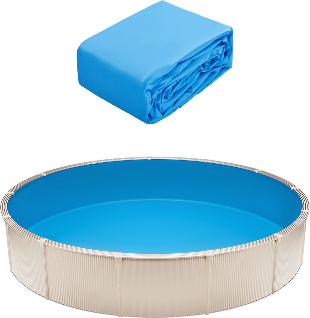 Revêtement de piscine rond VEVOR, diamètre 350 x 120 cm, Image du produit 