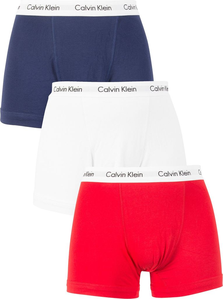 Calvin Klein Herren 3 Packungsstämme, Mehrfarbig XL Produktbild 