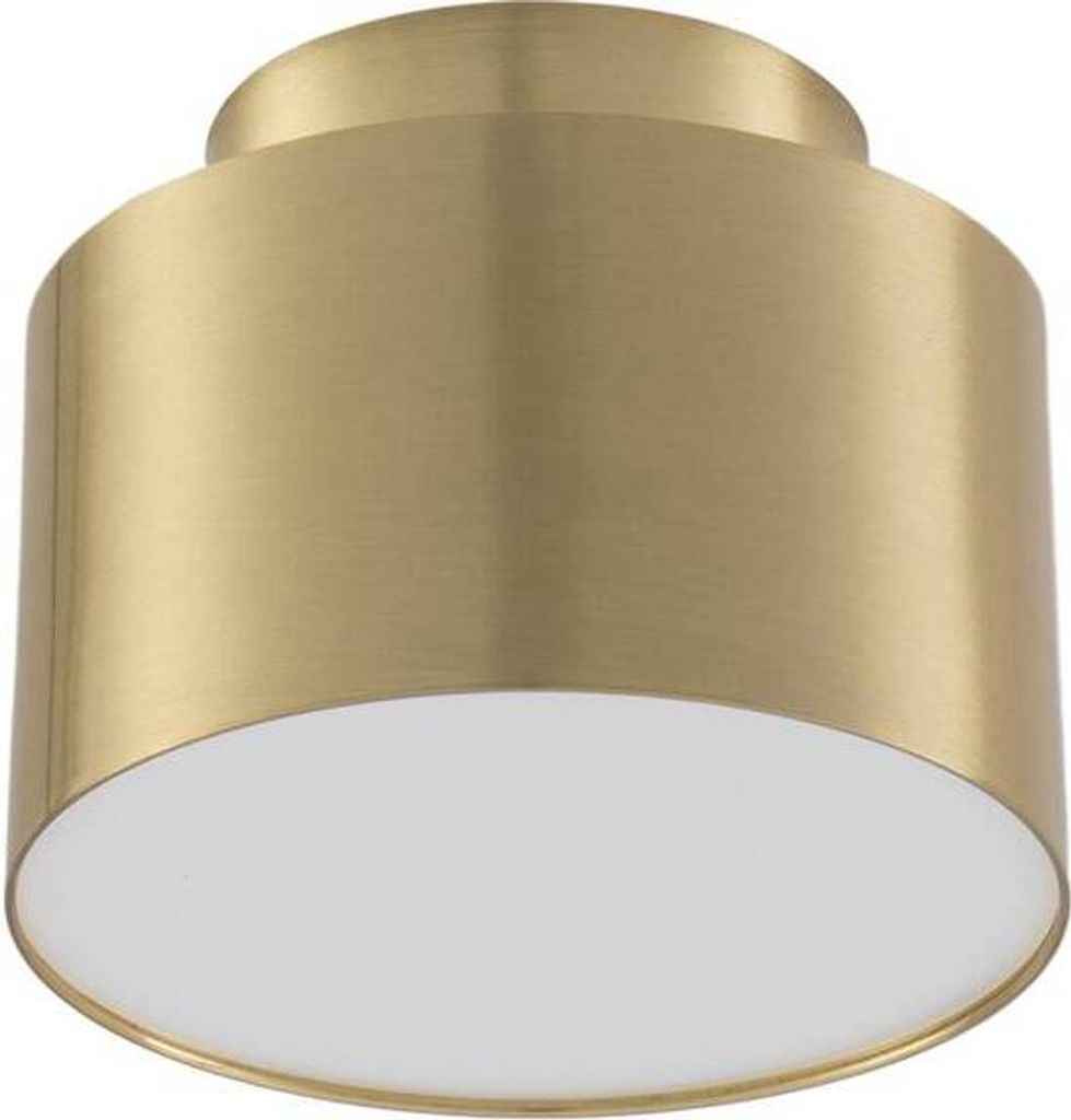 Lindby LED-Strahler Nivoria, 11 x 9 cm, goldfarben, Metall