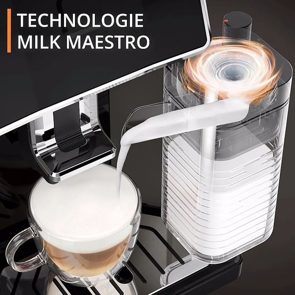 Krups EA912910 Sensation Milk machine à café pour cappuccino et lattes