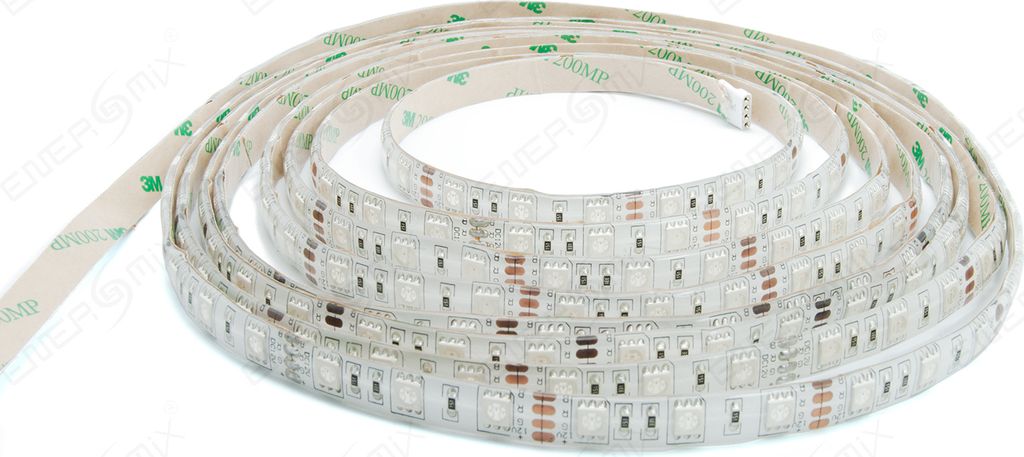 LED RGB Strip Streifen Set - 60 LED pro Meter mit Touch Fernbedienung 6 Meter Fernbedienung: Weiß