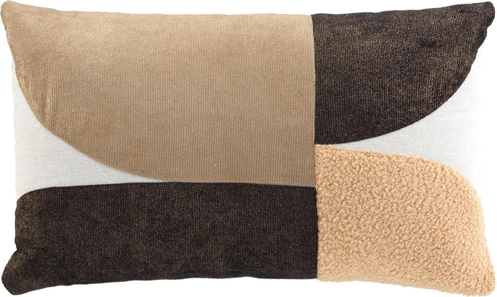 Coussin déco 30x50 cm motifs asymétriques pour confort du canapé