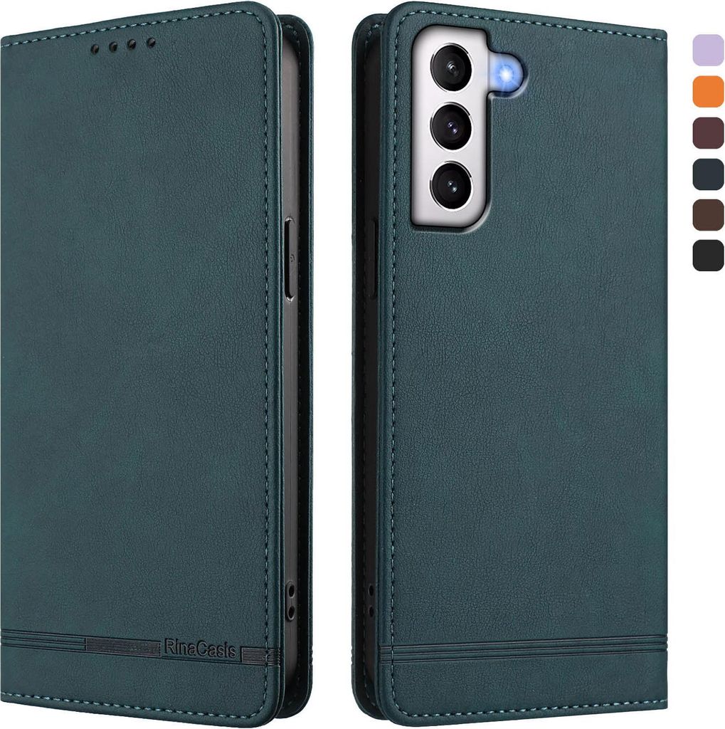 Hülle für Samsung Galaxy S21 5G, Retro Kunstleder Ständer Produktbild 