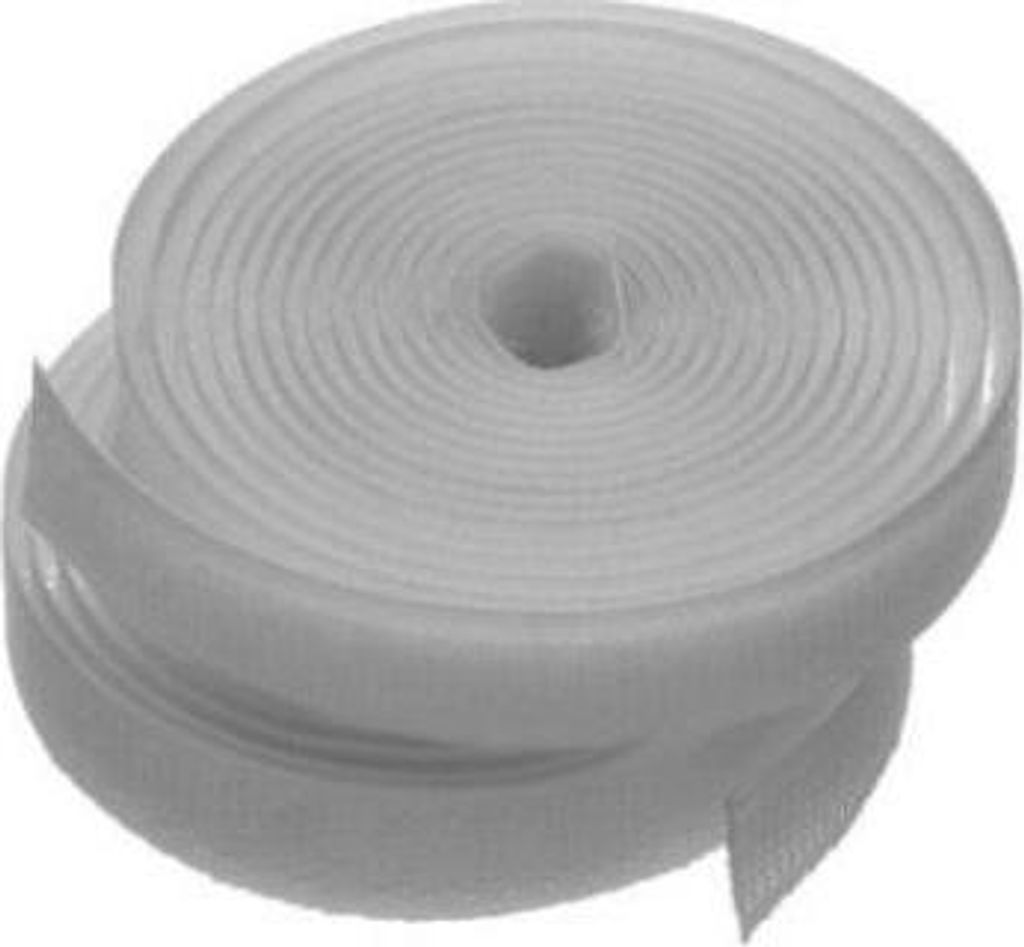 Rzep samoprzylepny biały 16mmx2m 2m