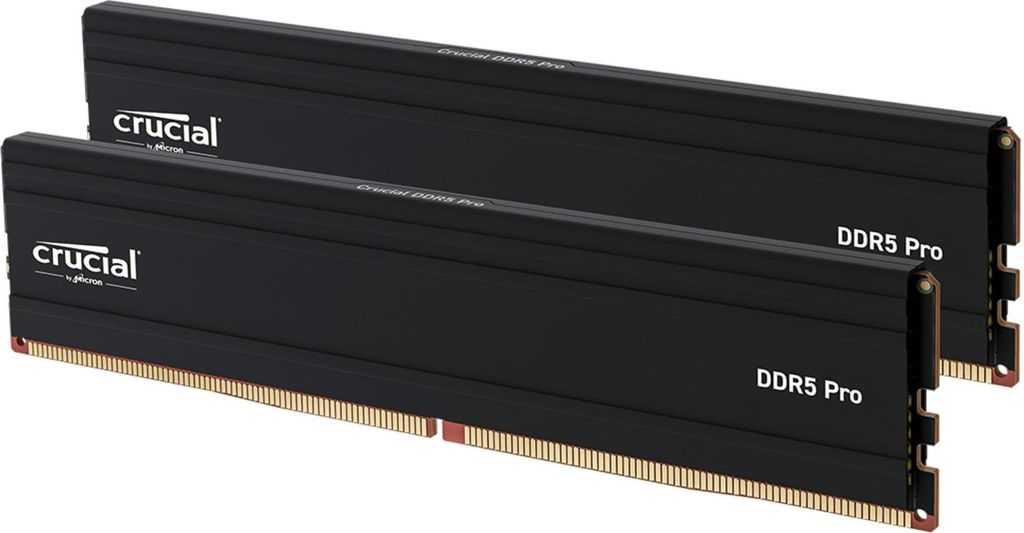 Crucial Pro DDR5-5600 Kit 64GB 2x32GB UDIMM CL46 (16Gbit) Image du produit 